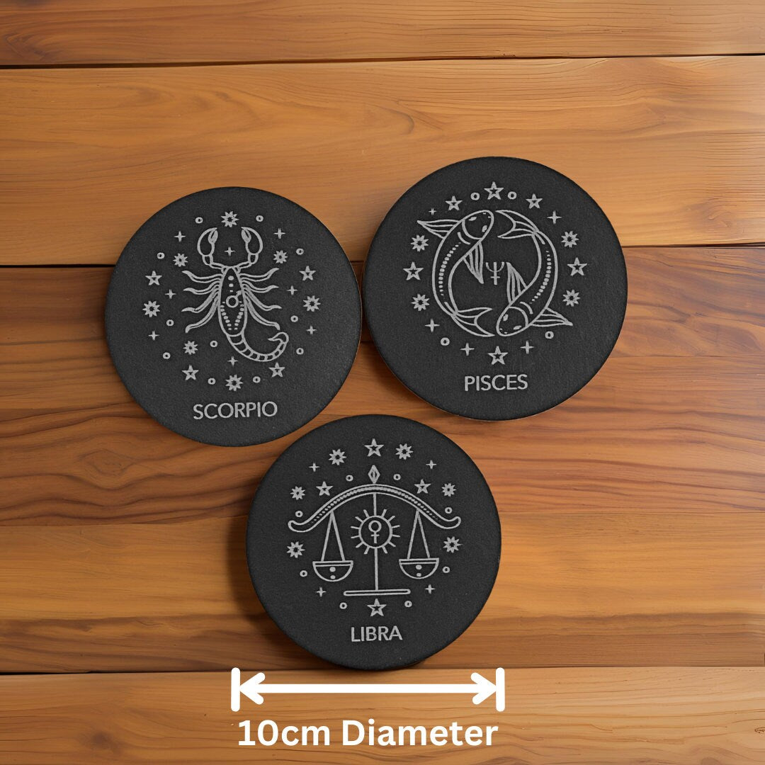 Zodiac Slate Coaster