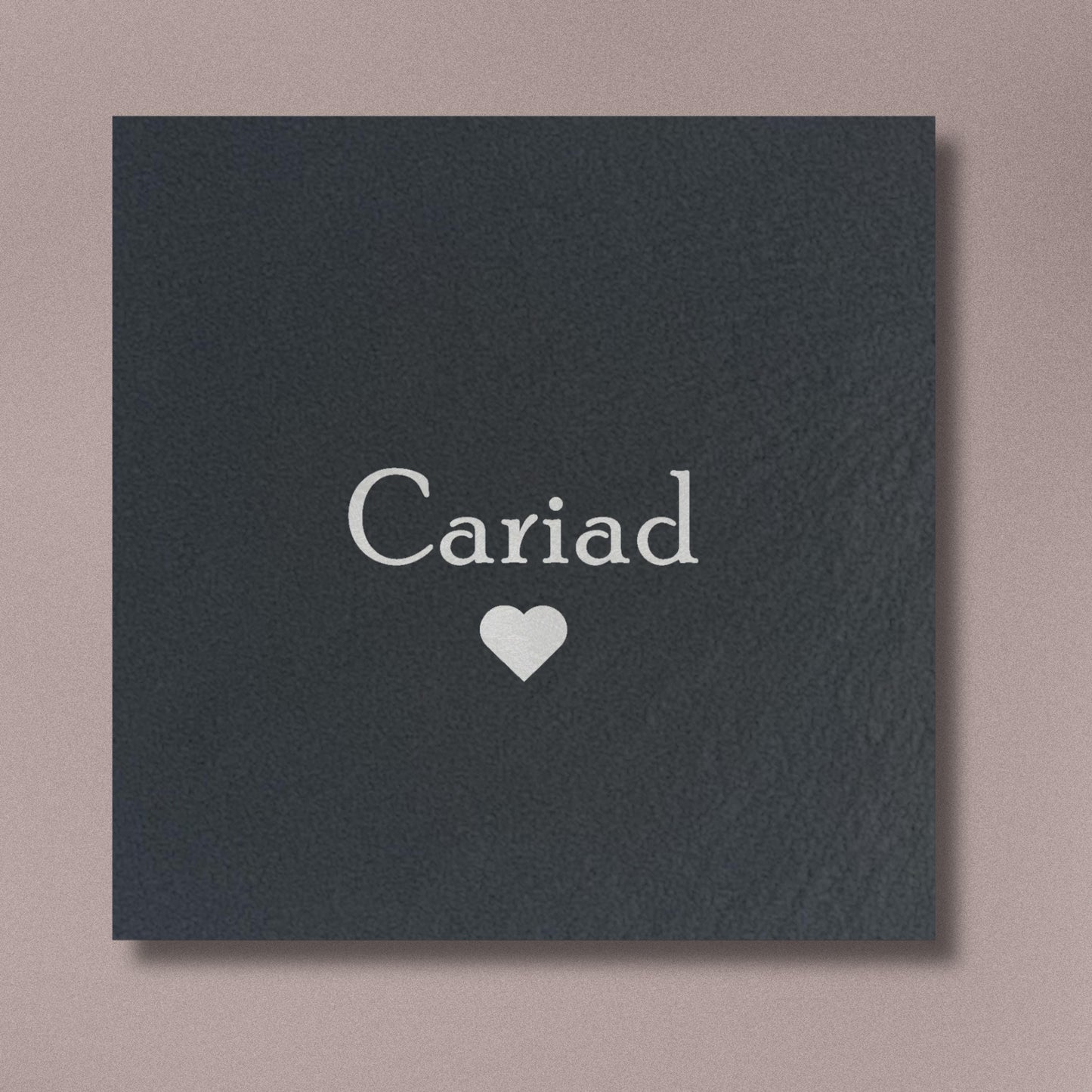 Customisable Slate Text Coasters