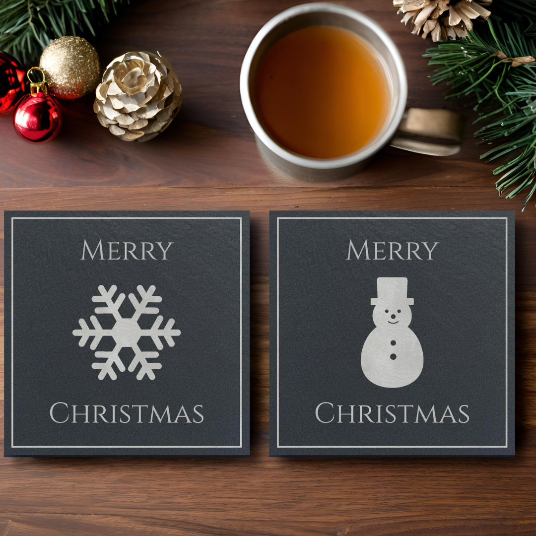 Christmas Slate Coasters