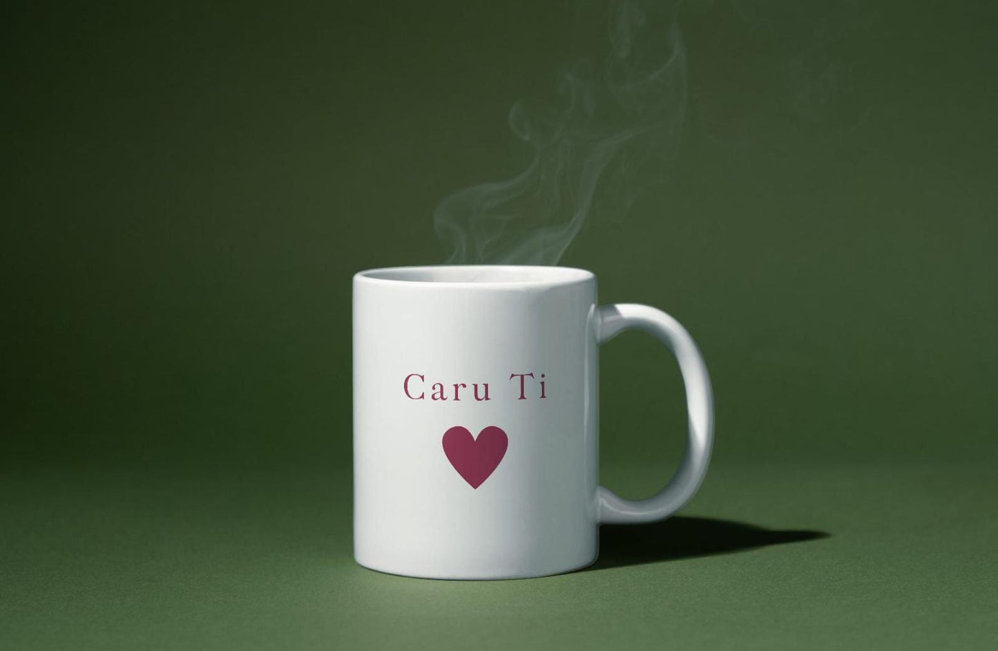 Welsh Gift Mug 'Caru Ti' & 'Cariad'