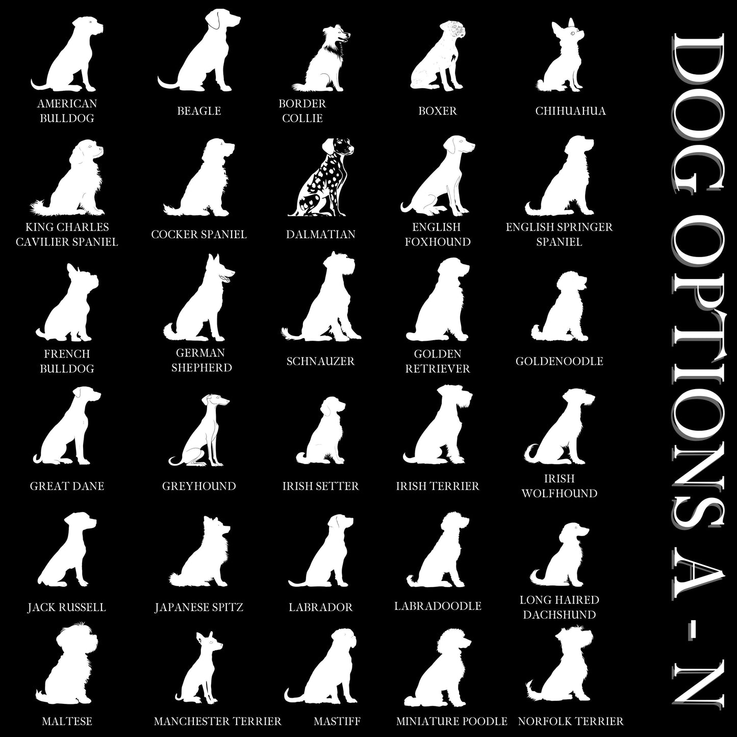 Personalized Dog Breed Coasters