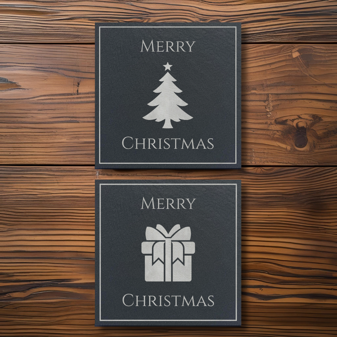 Christmas Slate Coasters