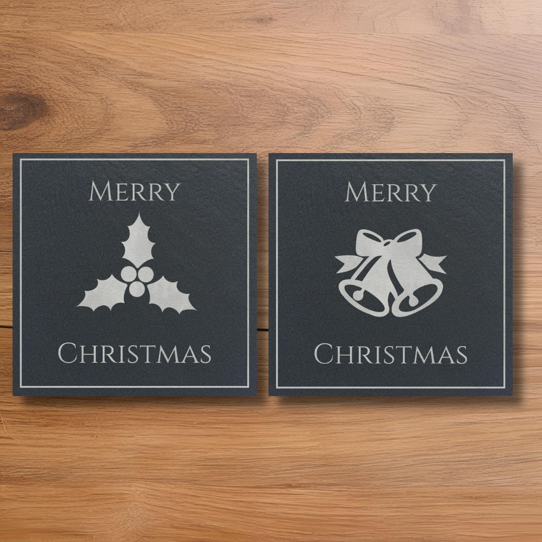 Christmas Slate Coasters