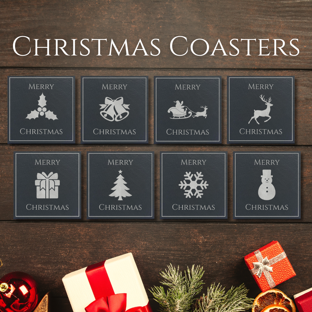 Christmas Slate Coasters