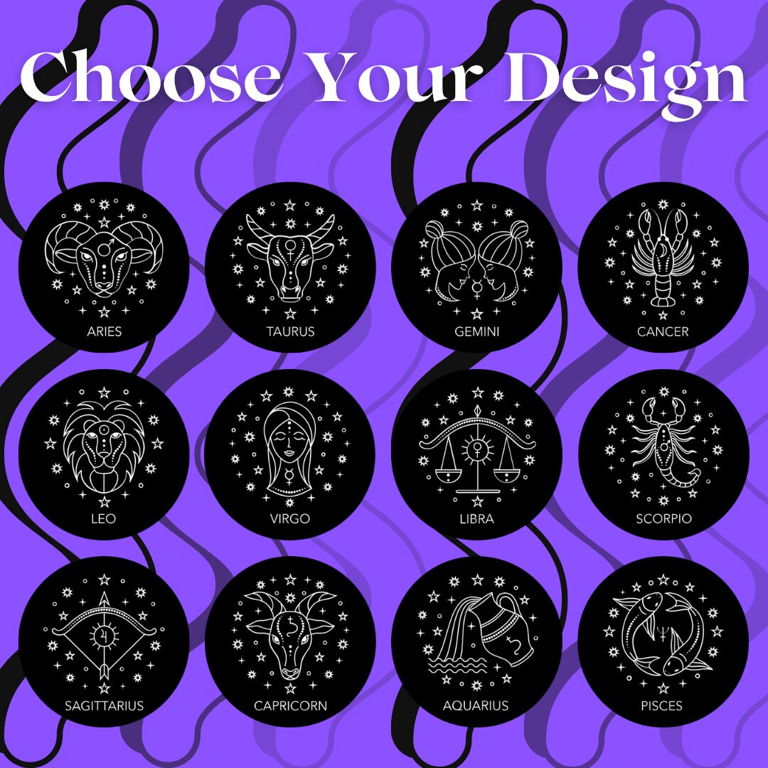 Zodiac Slate Coaster