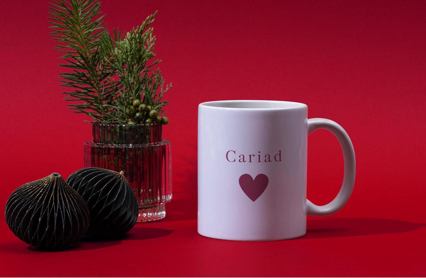 Welsh Gift Mug 'Caru Ti' & 'Cariad'