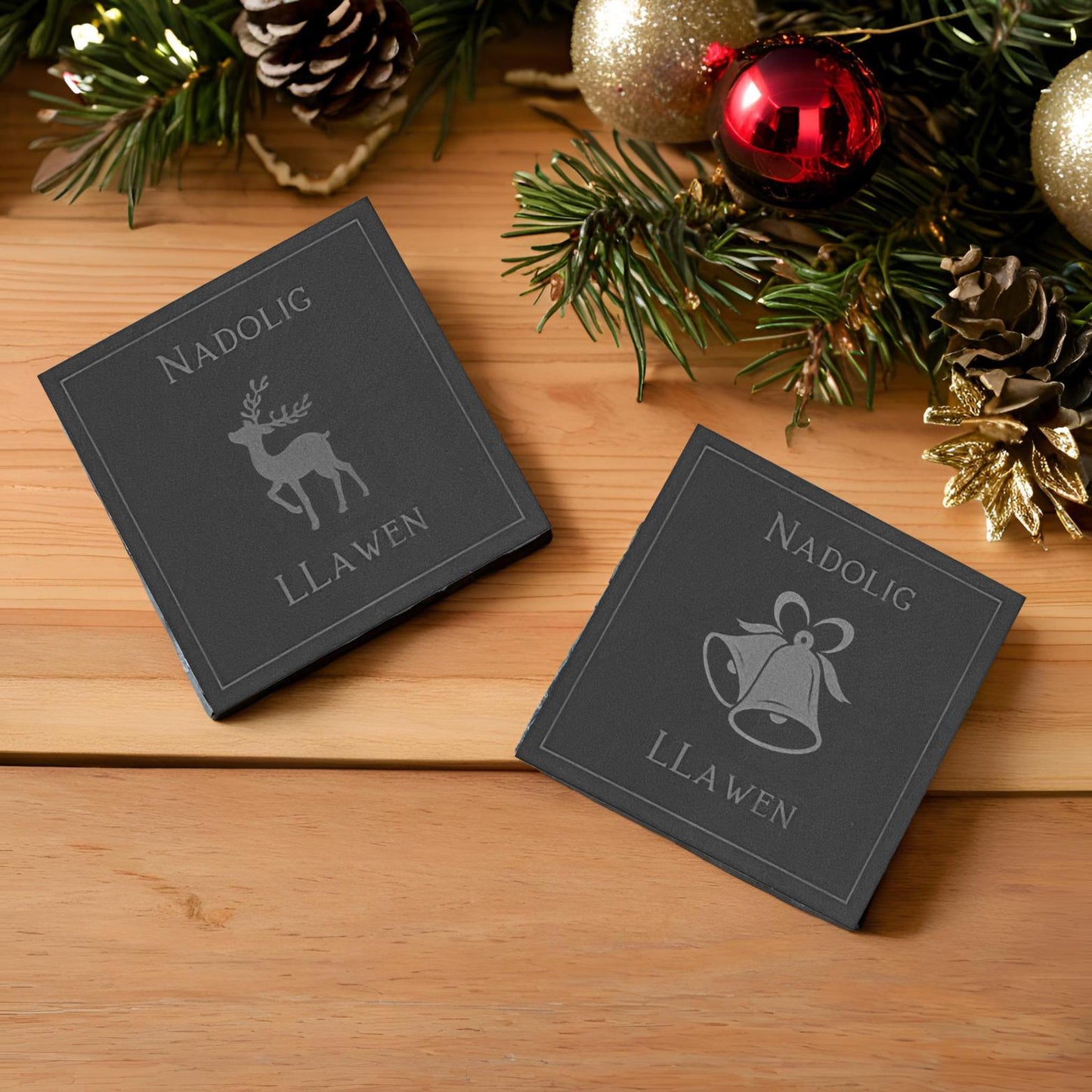 Welsh Christmas Coasters