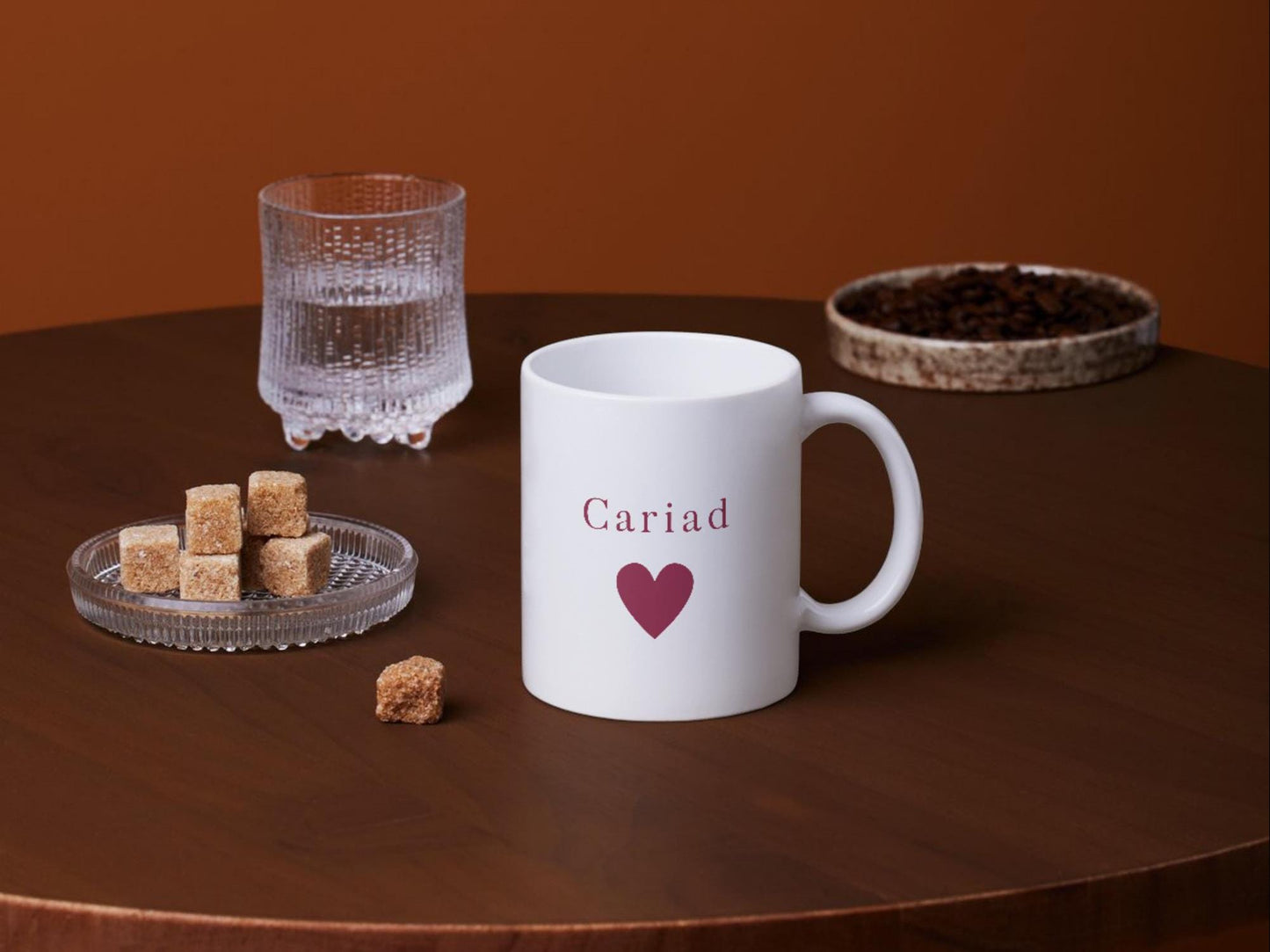 Welsh Gift Mug 'Caru Ti' & 'Cariad'