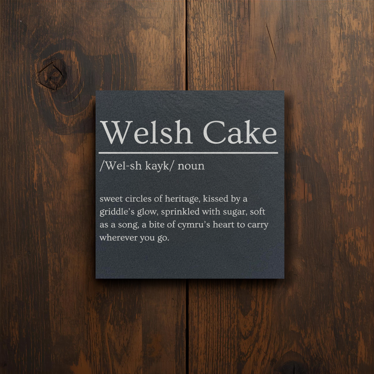 Welsh Foods Dictionary Definition Slate Coasters