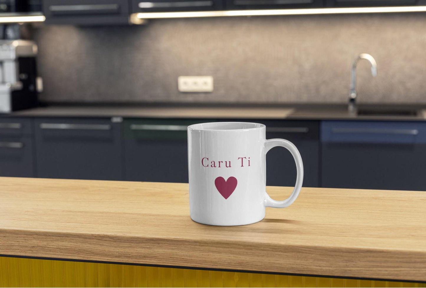 Welsh Gift Mug 'Caru Ti' & 'Cariad'