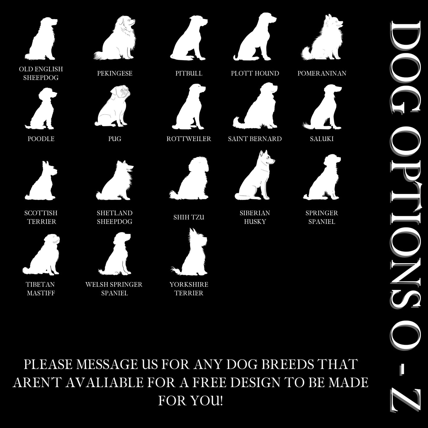 Personalized Dog Breed Coasters