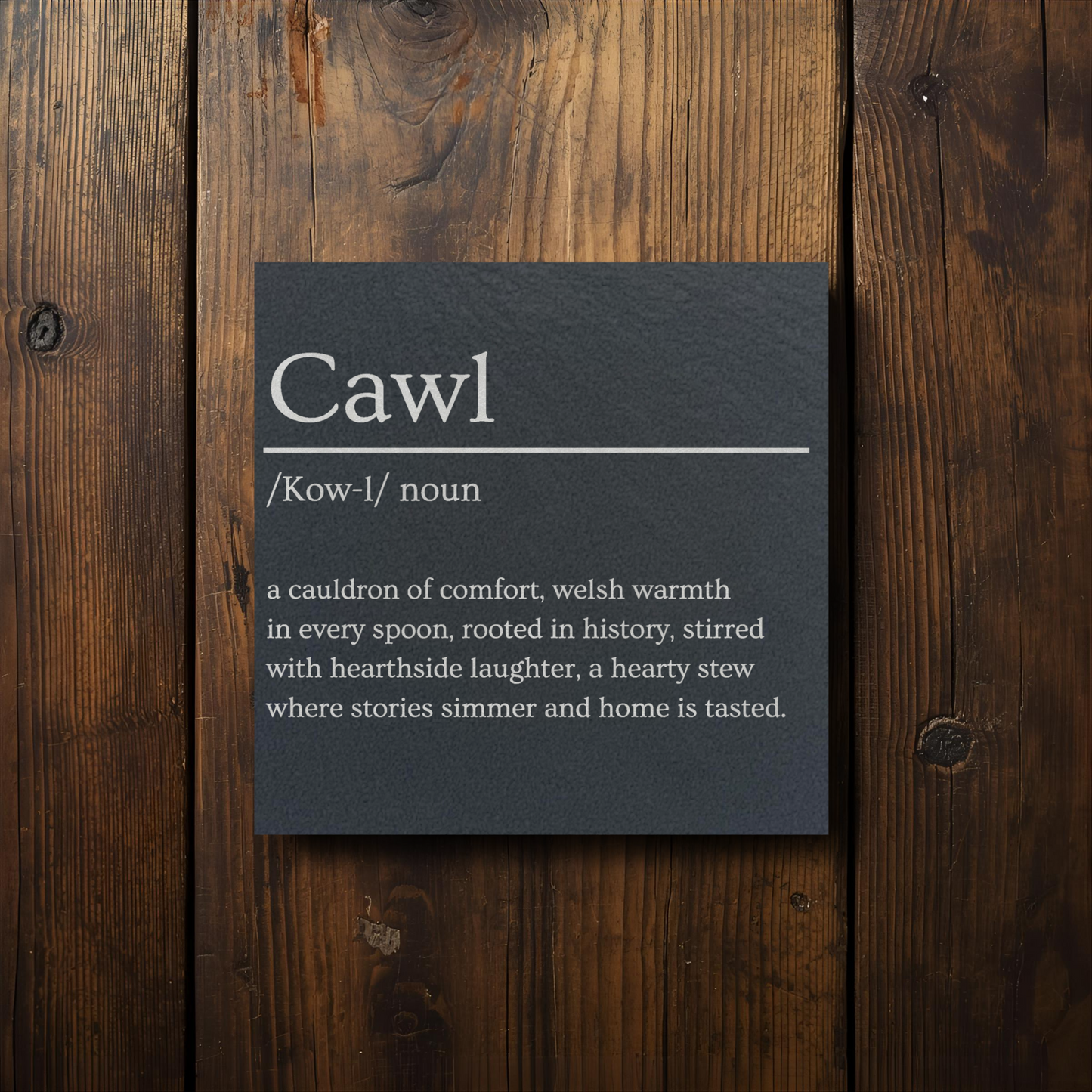 Welsh Foods Dictionary Definition Slate Coasters