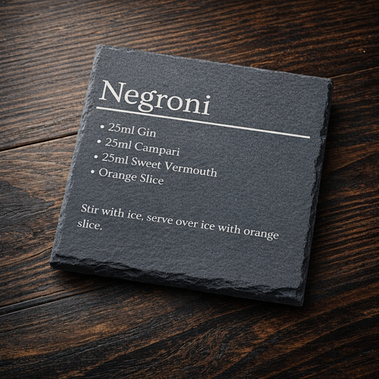 Cocktail Recipe Coaster Set