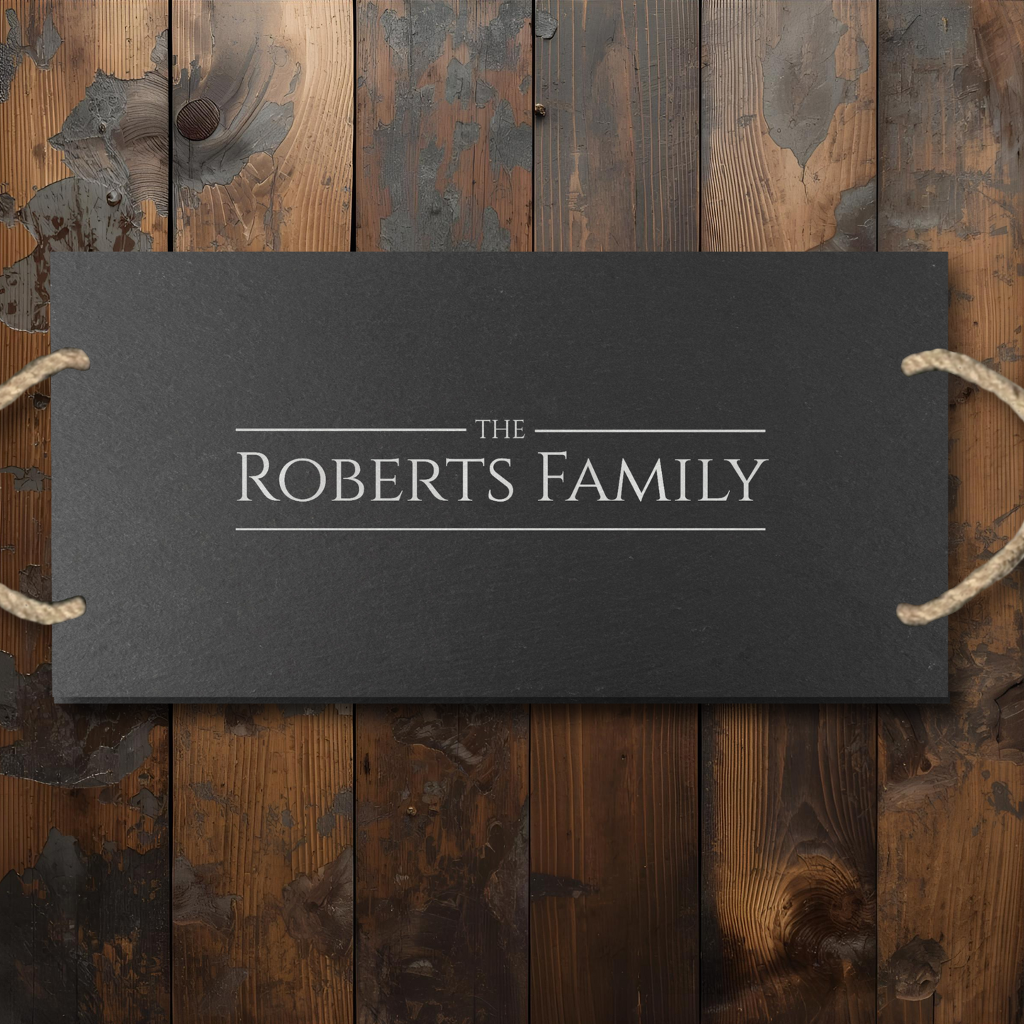 Custom Family Names Cheeseboard