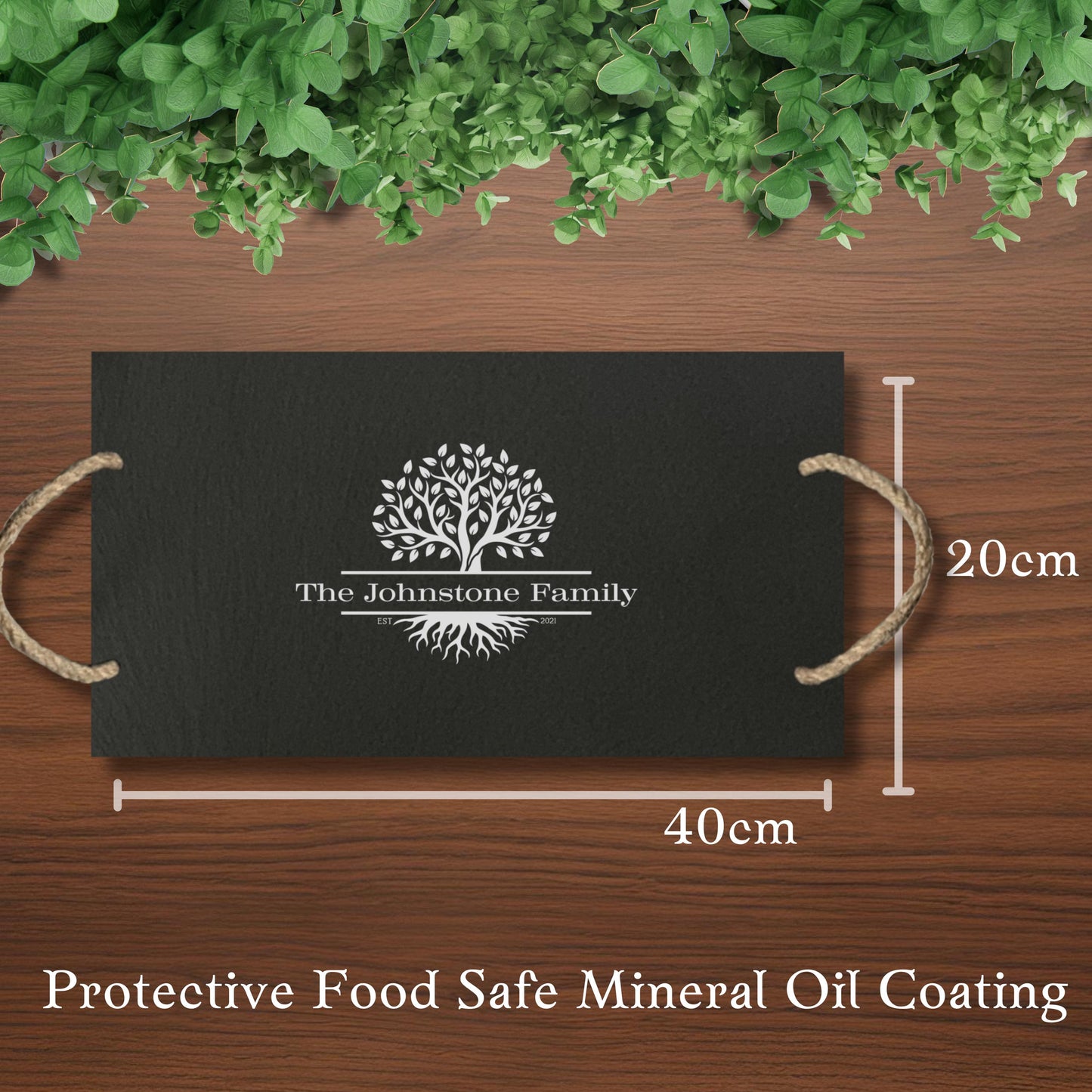 Family Tree Slate Cheeseboard