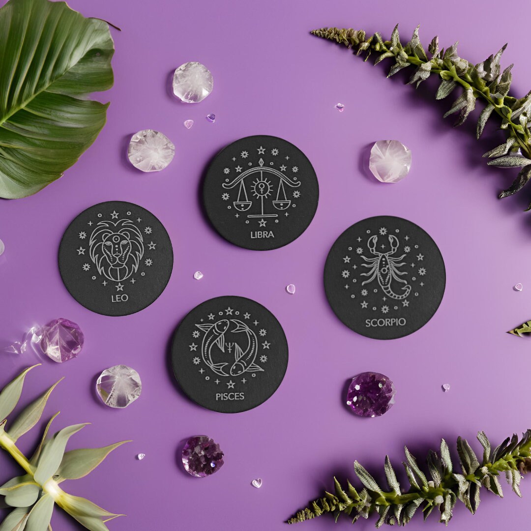 Zodiac Slate Coaster