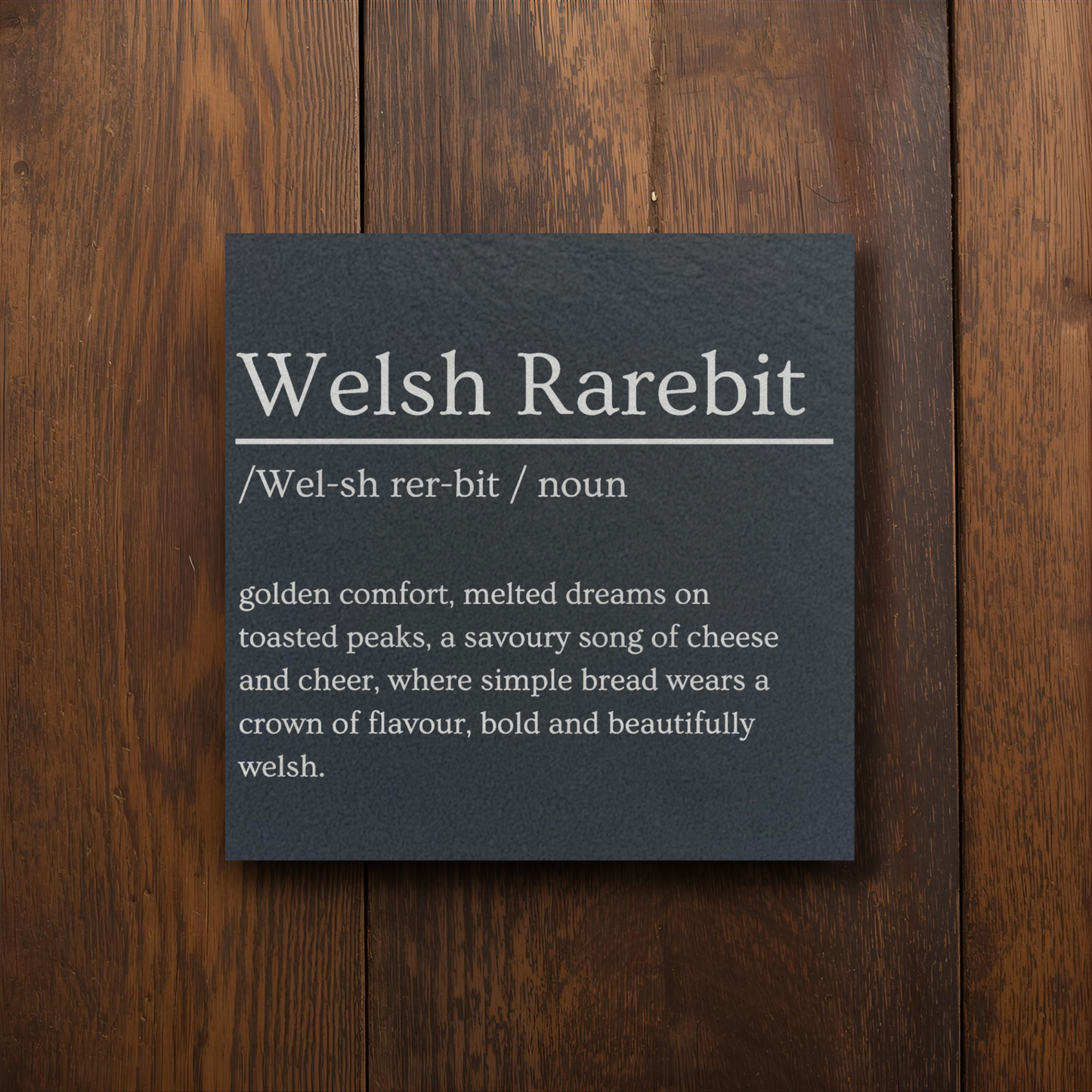 Welsh Foods Dictionary Definition Slate Coasters