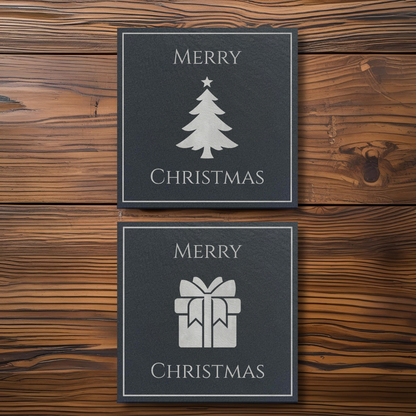Christmas Slate Coasters