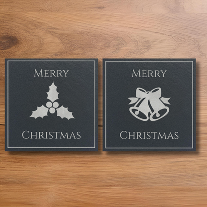 Christmas Slate Coasters