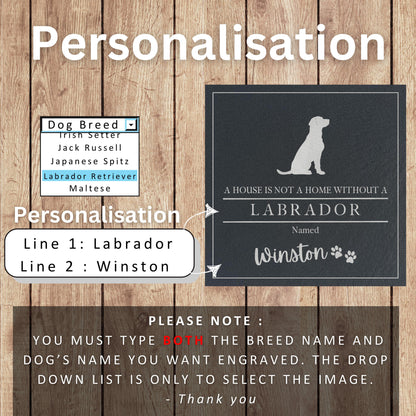 Personalized Dog Breed Coasters