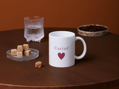 Welsh Gift Mug 'Caru Ti' & 'Cariad'