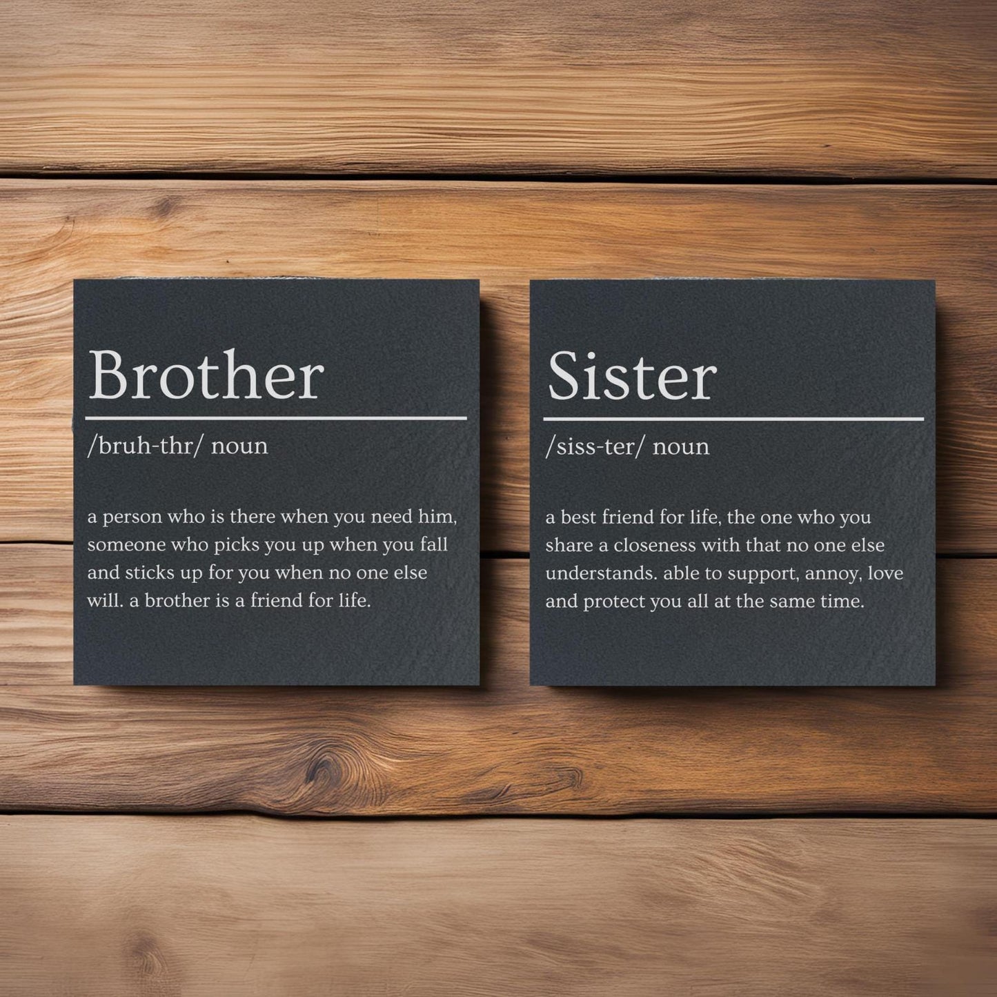 Family Slate Coaster Dictionary Definition Gifts