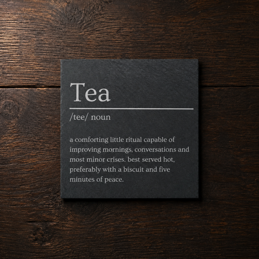 Tea Slate Dictionary Coaster