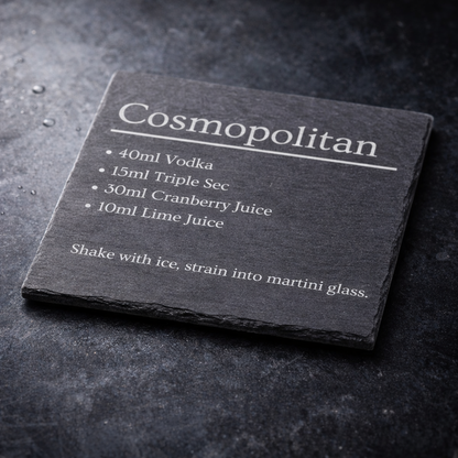 Cocktail Recipe Coaster Set