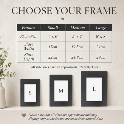 Customisable Gower Slate Frame