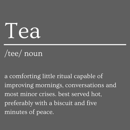 Tea Slate Dictionary Coaster