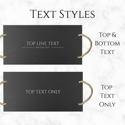 Custom House Name Cheeseboards / Slate Serving Boards