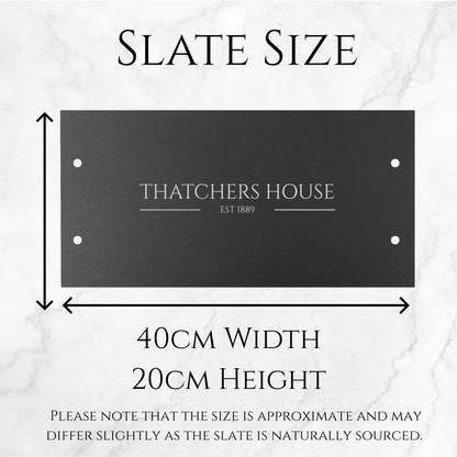 Custom House Name Cheeseboards / Slate Serving Boards
