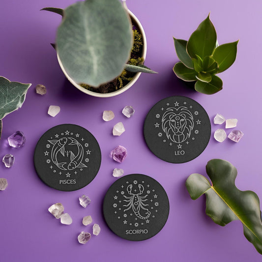Zodiac Slate Coaster