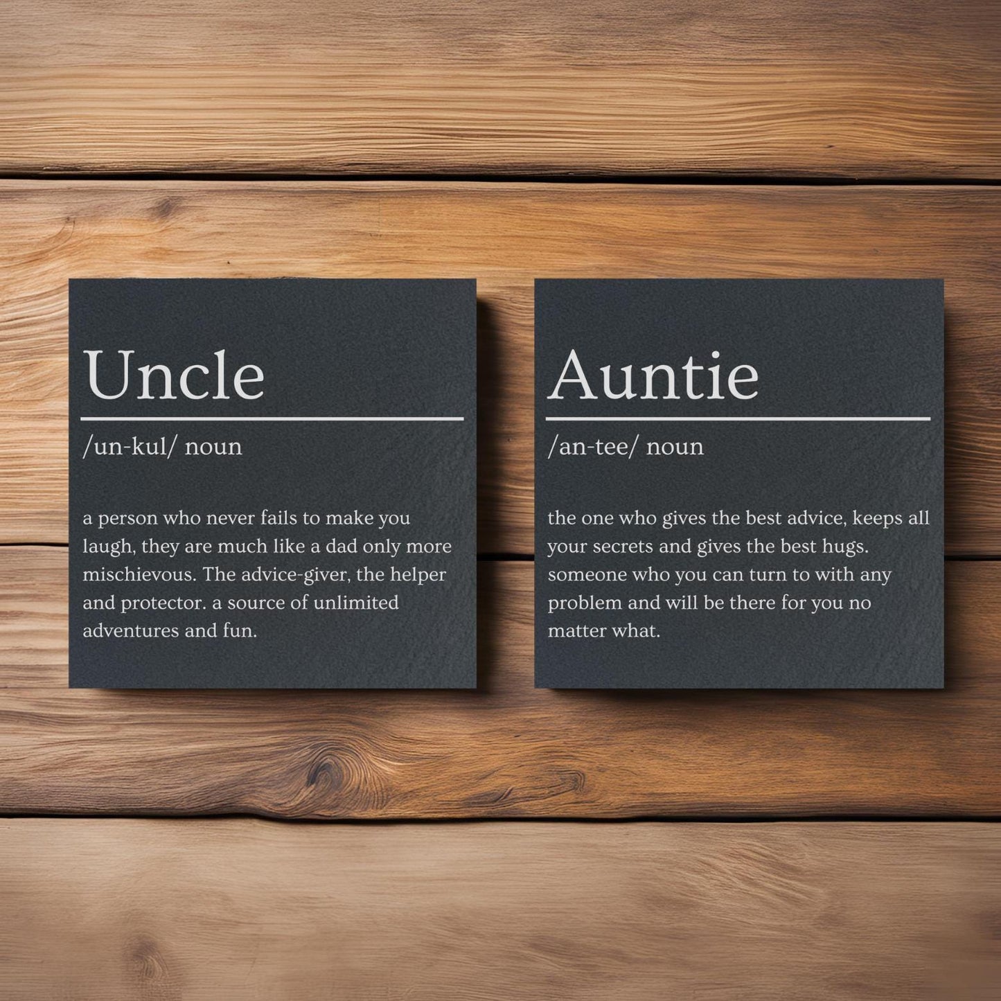 Family Slate Coaster Dictionary Definition Gifts