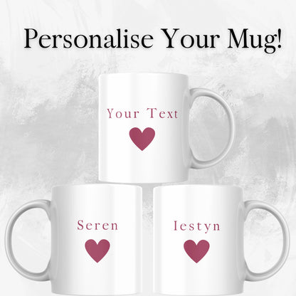 Welsh Gift Mug 'Caru Ti' & 'Cariad'