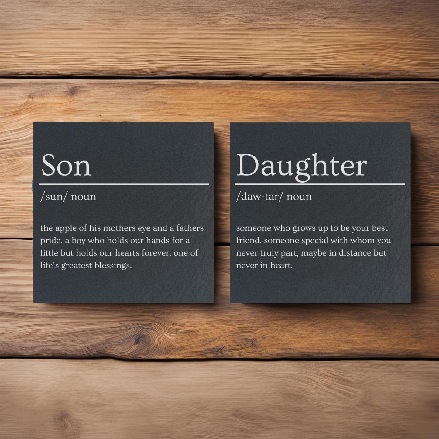 Family Slate Coaster Dictionary Definition Gifts